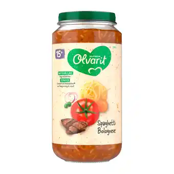 PLUS Olvarit 15+mnd Spaghetti Bolognese aanbieding