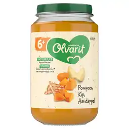 PLUS Olvarit 6+mnd Pompoen Kip Aardappel aanbieding