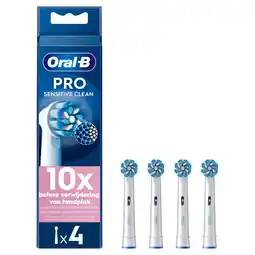 PLUS Oral-B Opzetborstel sensitive clean aanbieding