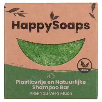 PLUS HappySoaps Aloe you vera shampoo bar aanbieding