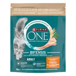 PLUS Purina One Adult kattenvoer rijk aan kip aanbieding