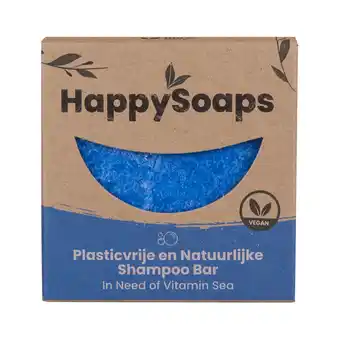 PLUS HappySoaps In need of vitamin sea shampoo bar aanbieding