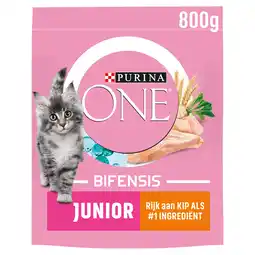 PLUS Purina One Junior kattenvoer rijk aan kip aanbieding