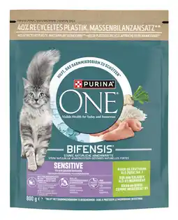PLUS Purina One Sensitive kattenvoer rijk aan kalkoen aanbieding