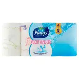PLUS NALYS Vochtvangers keukenpapier dubbele rol aanbieding