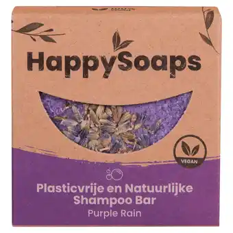 PLUS HappySoaps Purple rain shampoo bar aanbieding