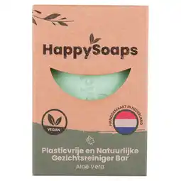 PLUS HappySoaps Gezichtsreiniger bar aloe vera aanbieding