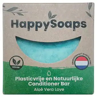 PLUS HappySoaps Aloe vera love conditioner bar aanbieding