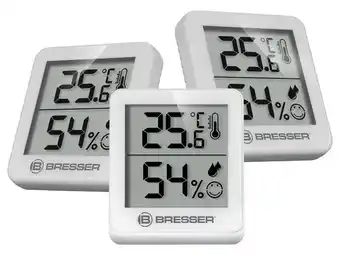 Lidl BRESSER Set van 3 hygro- en thermometers aanbieding
