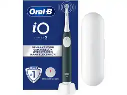 MediaMarkt Oral-b Io2 Series Forest Groen + Etui Elektrische Tandenborstel aanbieding