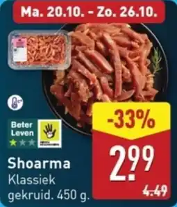 ALDI Shoarma aanbieding