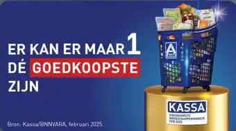 ALDI Er kan er maar 1 dé goedkoopste zijn aanbieding