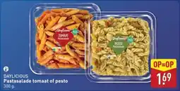 ALDI Daylicious Pastasalade tomaat of pesto aanbieding