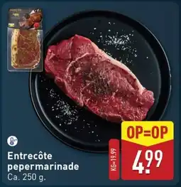 ALDI Entrecôte pepermarinade aanbieding