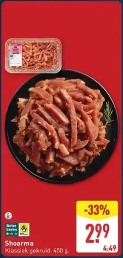 ALDI Shoarma aanbieding