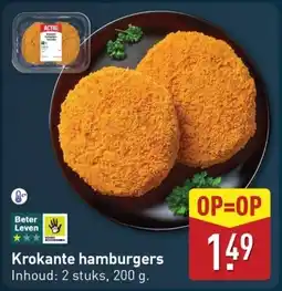 ALDI Krokante hamburgers aanbieding