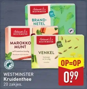 ALDI Westminster Kruidenthee aanbieding