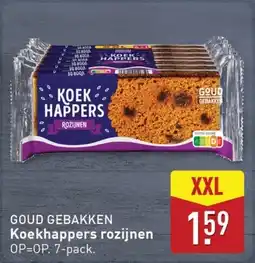 ALDI Goud Gebakken Koekhappers rozijnen aanbieding