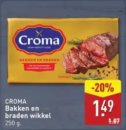 ALDI Croma Bakken en braden wikkel aanbieding