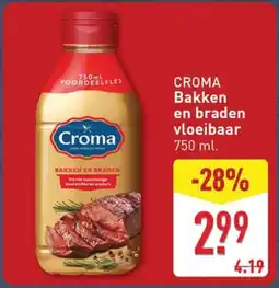 ALDI Croma Bakken en braden vloeibaar aanbieding