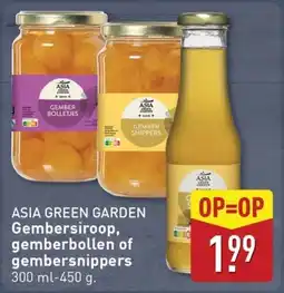 ALDI Asia Green Garden Gembersiroop, gemberbollen of gembersnippers aanbieding