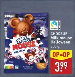 ALDI Choceur Milk mouse Halloween aanbieding
