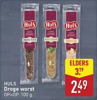 ALDI Huls Droge worst aanbieding