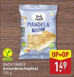 ALDI Back Family Amandelschaafsel aanbieding