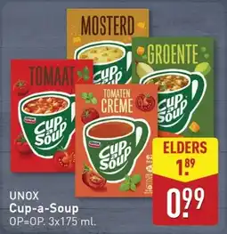 ALDI Unox Cup-a-Soup aanbieding