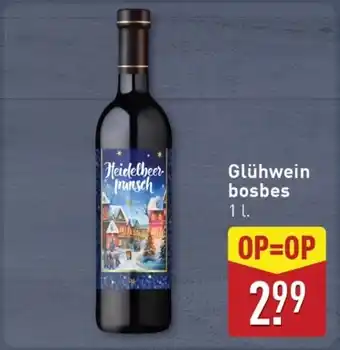 ALDI Glühwein bosbes aanbieding