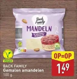 ALDI Back Family Gemalen amandelen aanbieding
