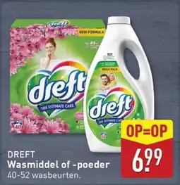 ALDI Dreft Wasmiddel of poeder aanbieding