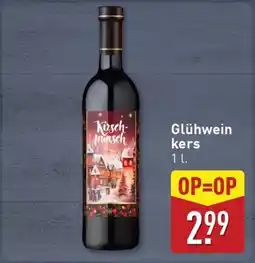 ALDI Glühwein kers aanbieding