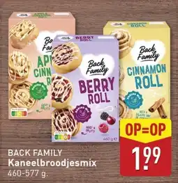 ALDI Back Family Kaneelbroodjesmix aanbieding