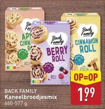 ALDI Back Family Kaneelbroodjesmix aanbieding
