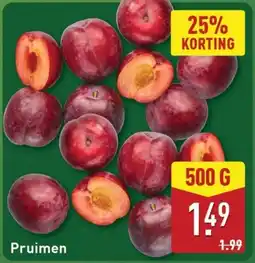 ALDI Pruimen aanbieding