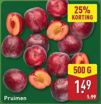 ALDI Pruimen aanbieding