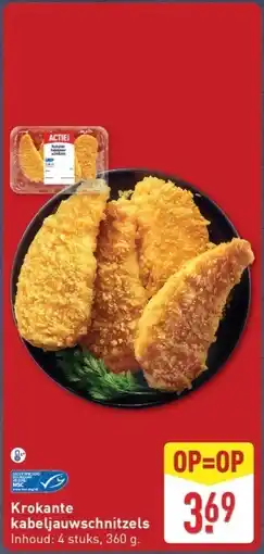 ALDI Krokante kabeljauwschnitzels aanbieding