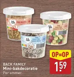 ALDI Back Family Mini-bakdecoratie aanbieding
