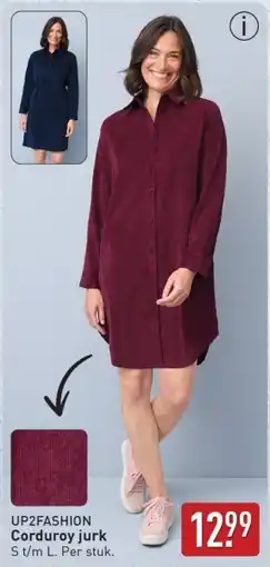 ALDI Up2fashion Corduroy jurk aanbieding