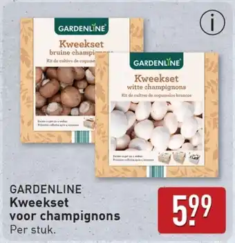 ALDI Gardenline Kweekset voor champignons aanbieding
