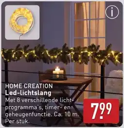 ALDI Home Creation Led-lichtslang aanbieding