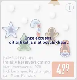ALDI Home creation Infinity kerstverlichting aanbieding
