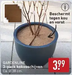ALDI Gardenline 3-pack kokosschijven aanbieding