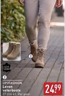 ALDI Up2fashion Leren Veterboots aanbieding