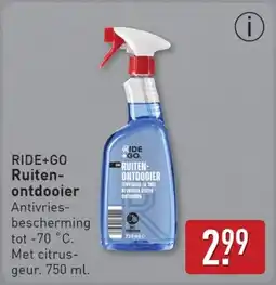 ALDI Ride+go Ruitenontdooier aanbieding