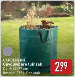 ALDI Gardenline Opvouwbare tuinzak aanbieding