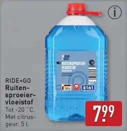 ALDI Ride+go Ruitensproeiervloeistof aanbieding
