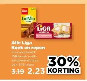 PLUS Alle Liga Koek en repen aanbieding