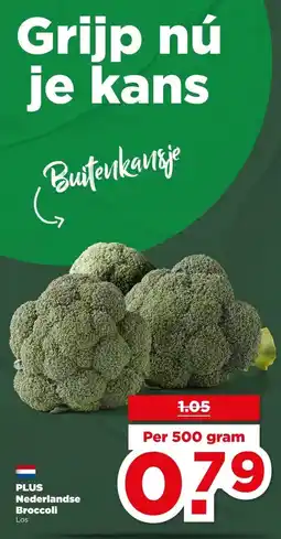 PLUS PLUS Nederlandse Broccoli aanbieding